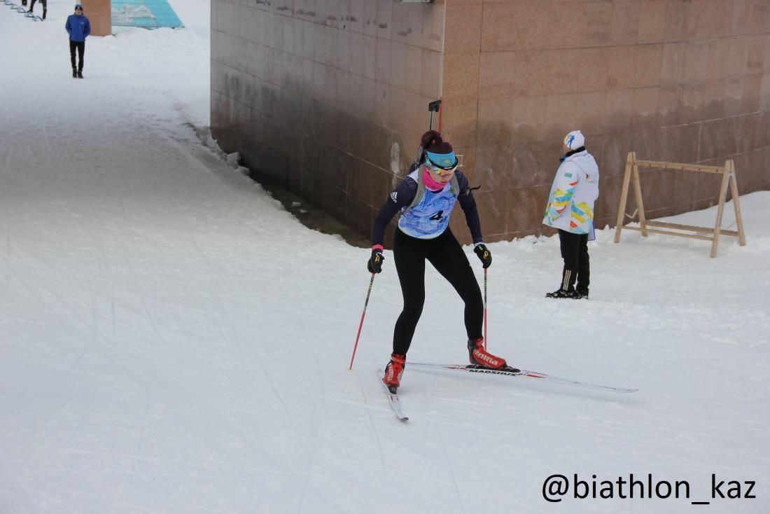 Результаты эстафеты девушек Юниорского Чемпионата РК по биатлону