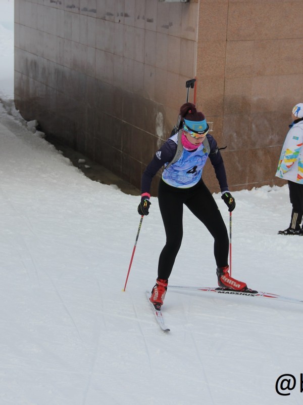 Результаты эстафеты девушек Юниорского Чемпионата РК по биатлону