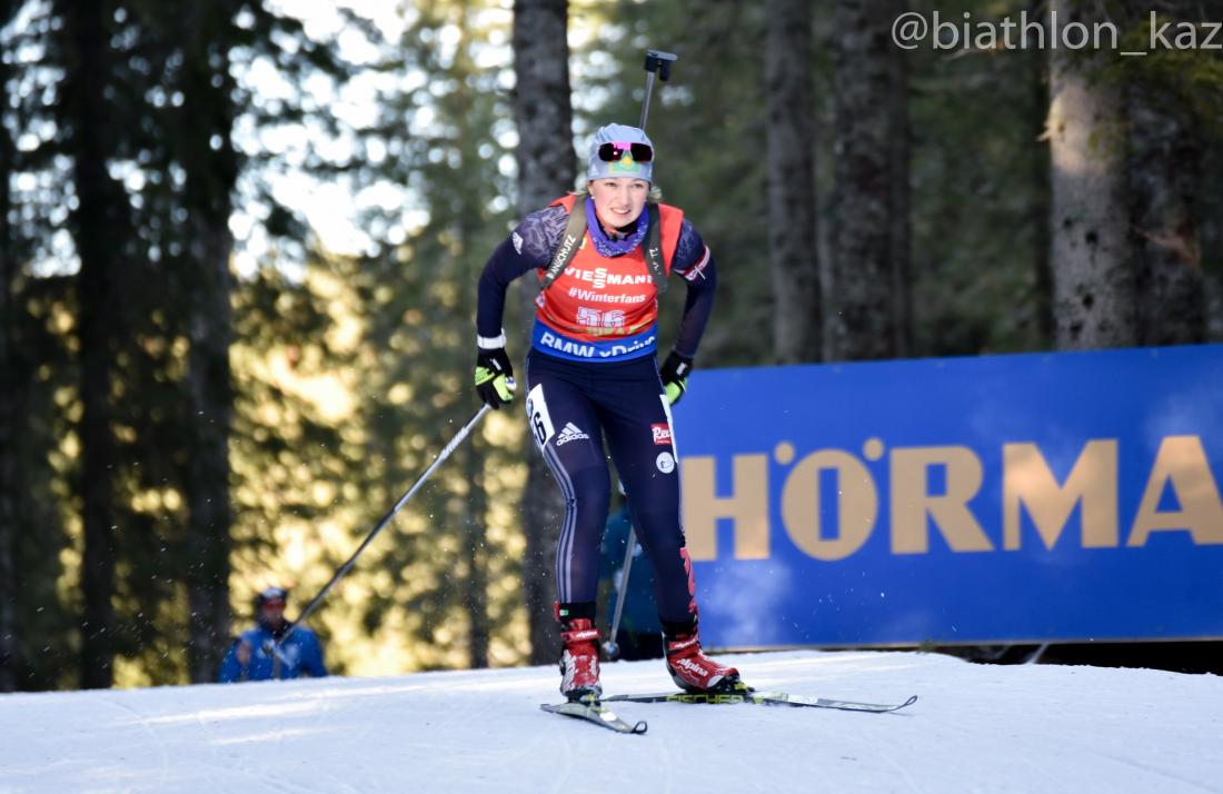 Первые очки Кубка Мира в женской сборной Казахстана заработала Елизавета Бельченко