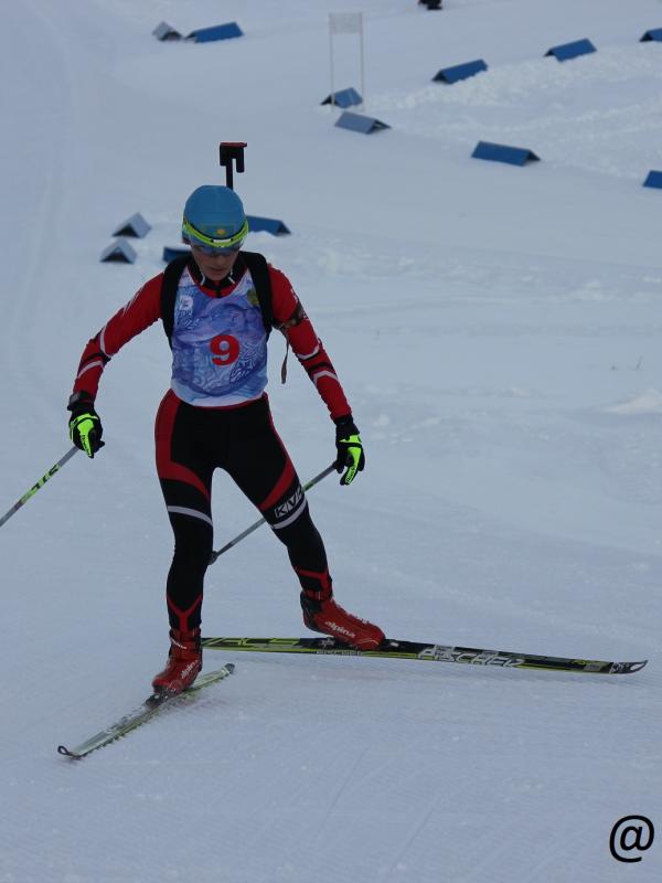 В эстафетной гонке среди девушек наша команда стала 8й