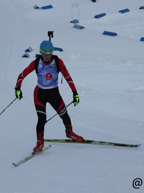 В эстафетной гонке среди девушек наша команда стала 8й
