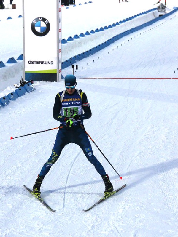 Команда Казахстана стала 18-й в одиночной смешанной эстафете Чемпионата Мира