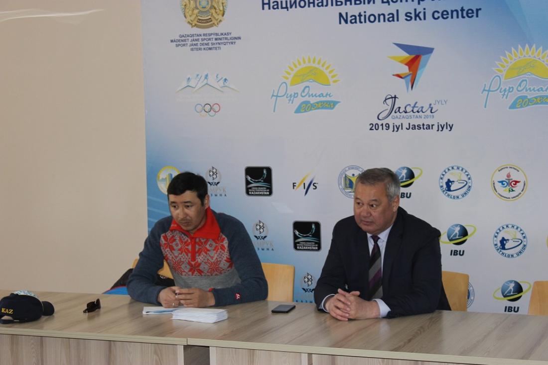 Президент Союза Биатлонистов Казахстана наградил Национальную Сборную РК по биатлону