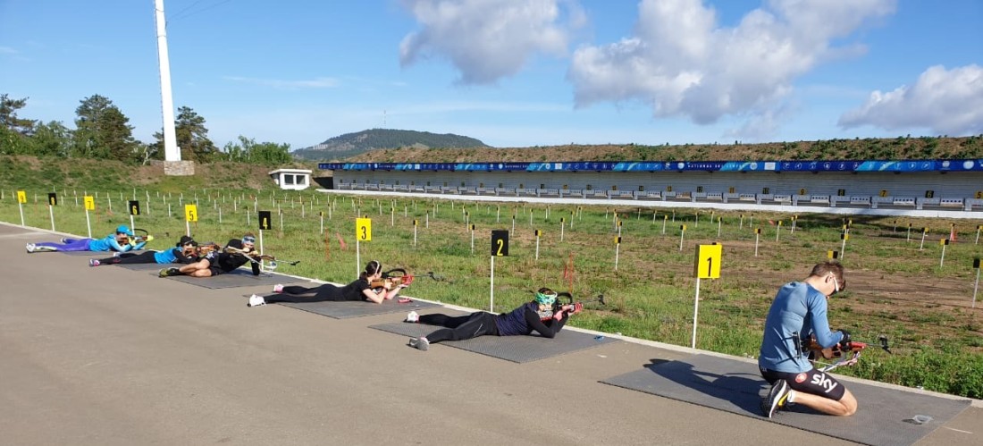 Национальная сборная РК по биатлону проводит сборы в Щучинске
