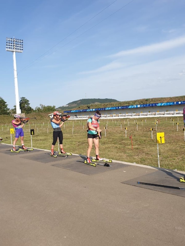Национальная сборная РК по биатлону проводит очередные сборы в Щучинске