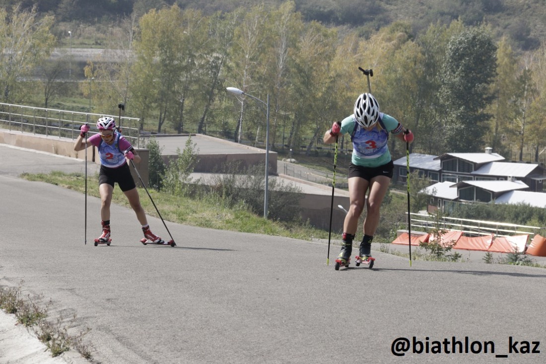 Галина Вишневская выиграла спринт среди женщин Летнего Чемпионата РК по биатлону