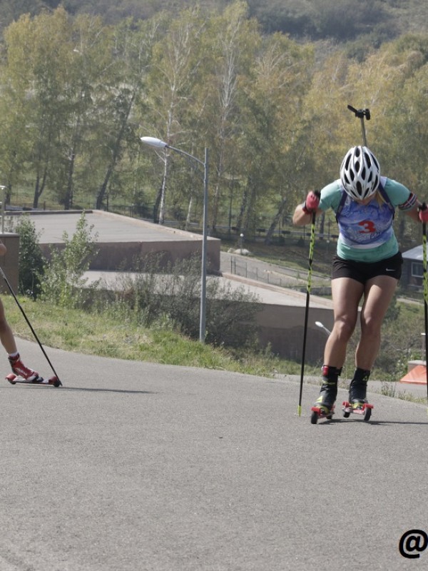 Галина Вишневская выиграла спринт среди женщин Летнего Чемпионата РК по биатлону
