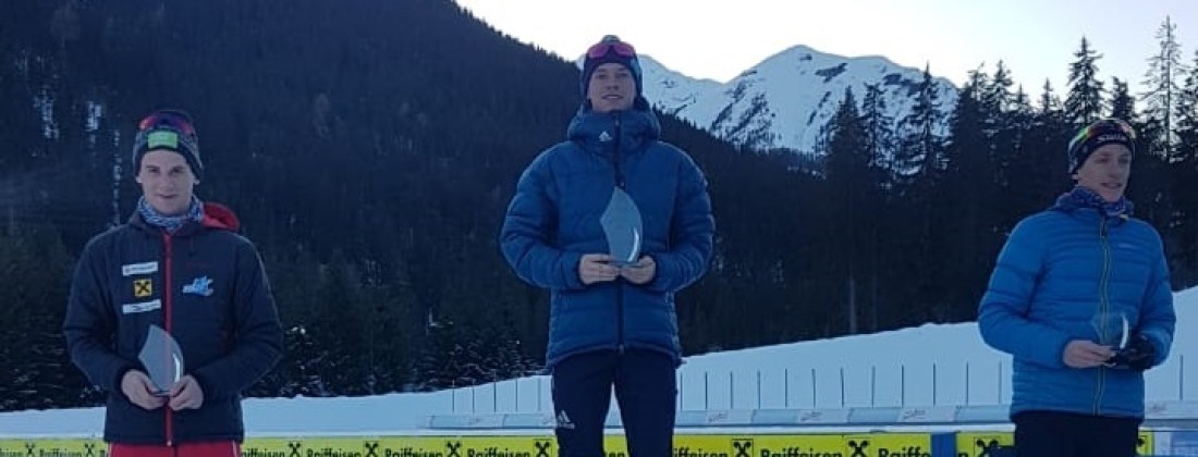 Никита Акимов стал первым среди юношей Biathlon Alpencup в Обертиллиахе