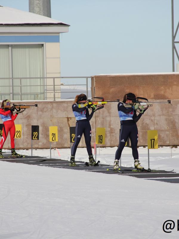 Результаты спринта женской половины Чемпионата РК по биатлону в Алматы