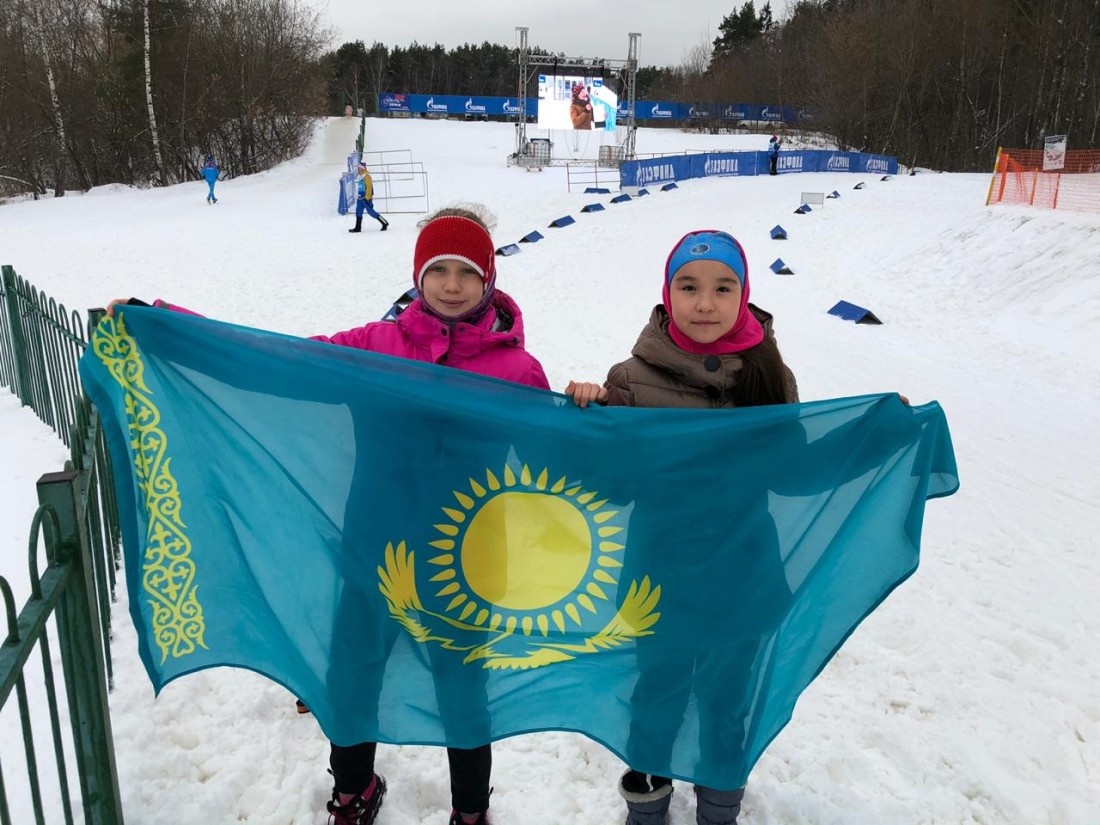 Юные биатлонисты из Казахстана принимают участие  соревнованиях под Москвой