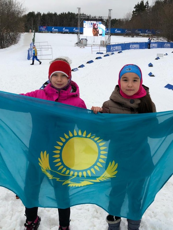Юные биатлонисты из Казахстана принимают участие  соревнованиях под Москвой