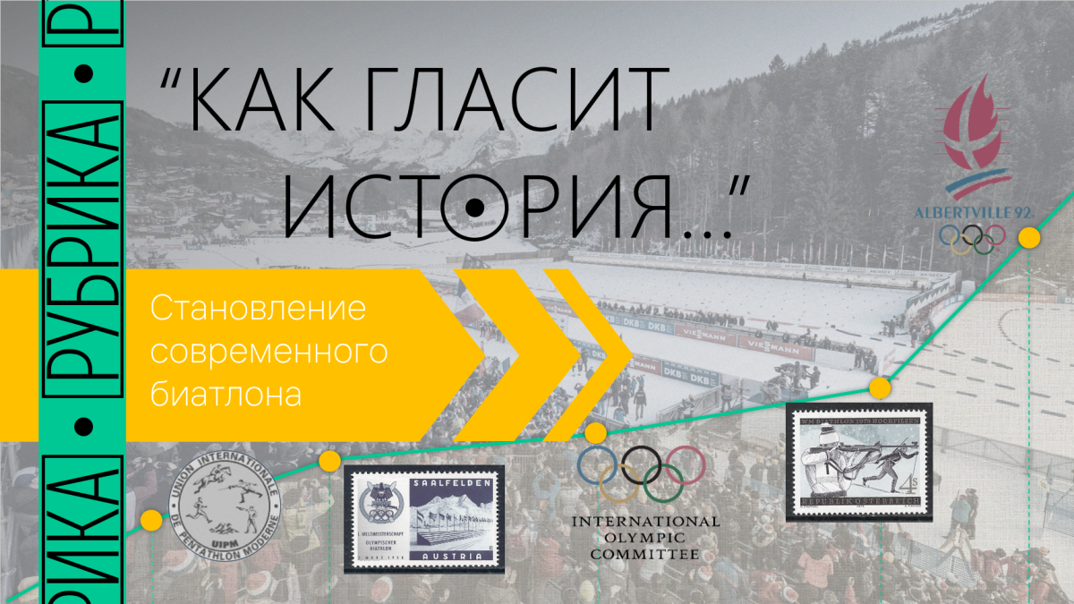 Рубрика «Как гласит история...» Становление современного  биатлона
