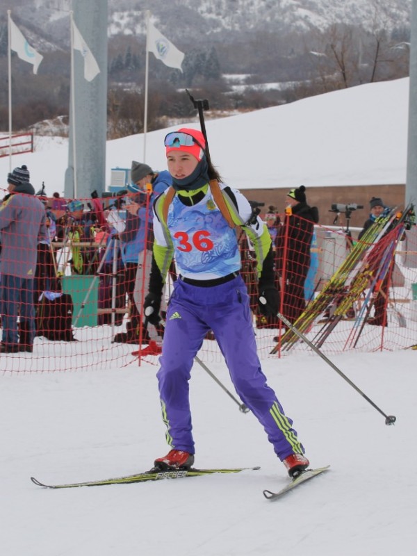 Молодежный чемпионат Республики Казахстан. Результаты спринтерской гонки юношей и юниоров. Лыжно-биатлонный комплекс РВШСМ "Алатау" г.Талгар