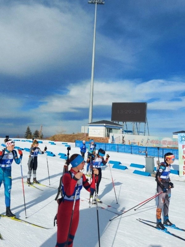 Результаты эстафетной гонки по биатлону в рамках Спартакиады