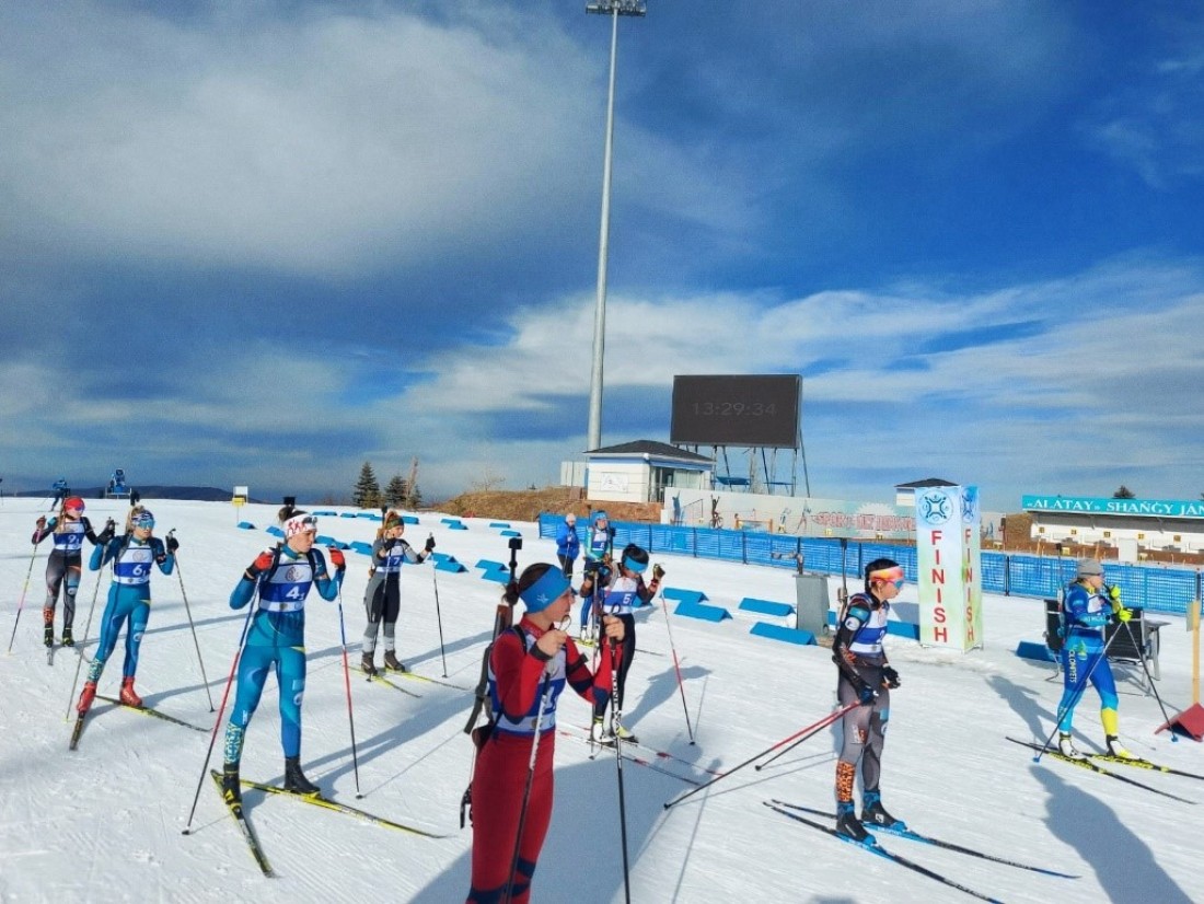 Спартакиада аясындағы биатлоннан эстафеталық жарыстың қорытындысы Спартакиада аясындағы биатлоннан эстафеталық жарыстың қорытындысы