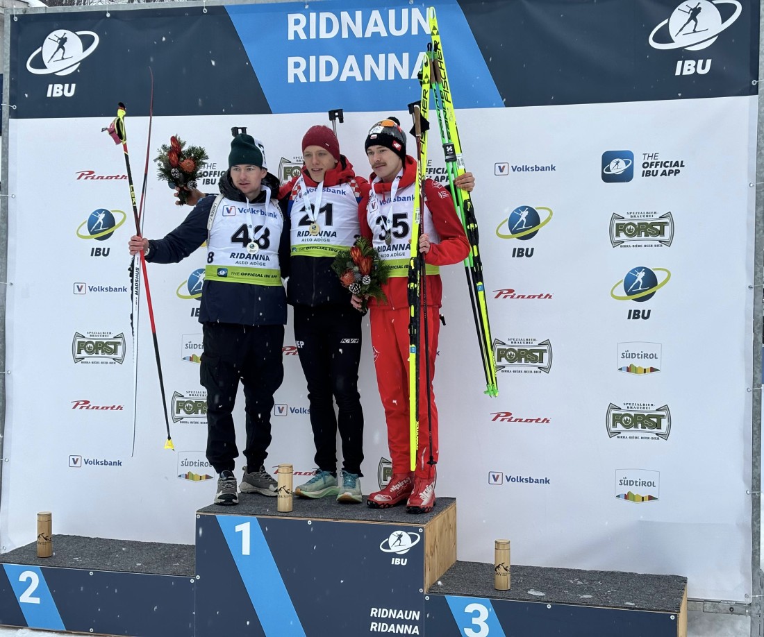 Первая медаль в новом сезоне: Вадим Куралес  занял второе место на этапе юниорского Кубка IBU в Италии