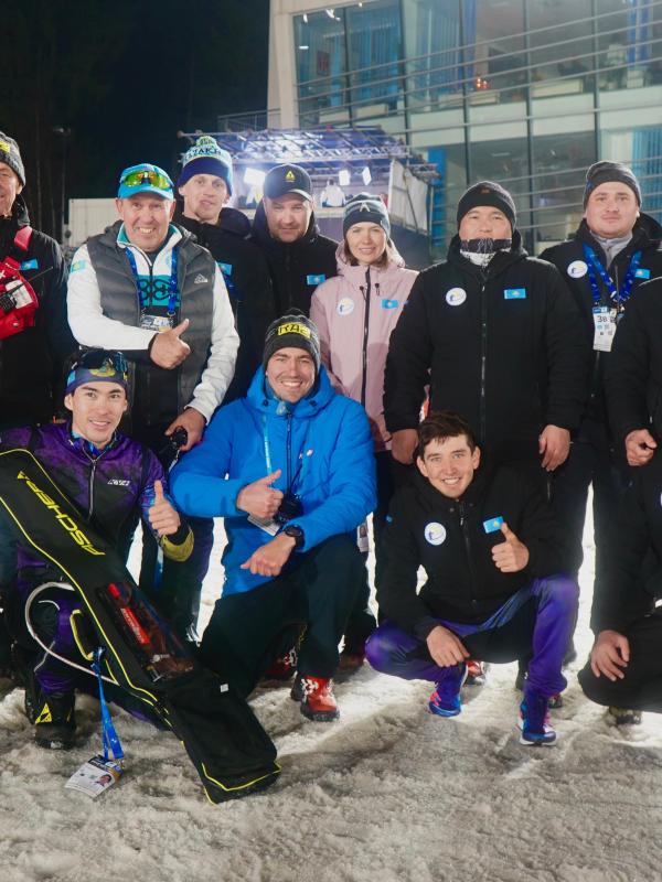 Впервые сборная Казахстана попала в топ-10 на Чемпионате Мира по биатлону