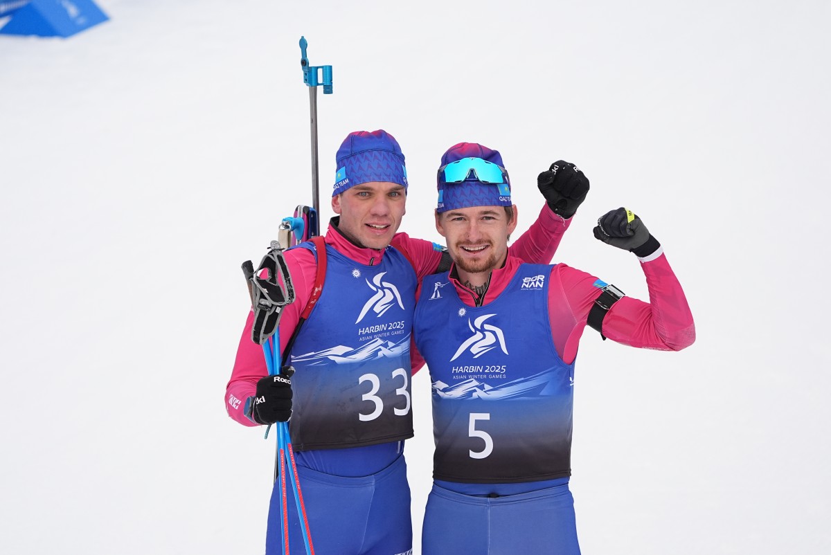 Kazakhstan Biathletes Win Gold and Silver at the Asian Games in Harbin