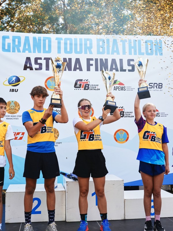 Kids' Biathlon Reaches a New Level: Grand Tour Biathlon Astana Finals
