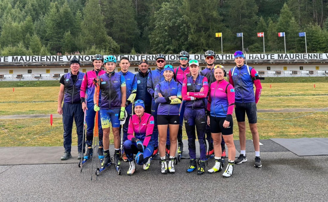 Қазақстан биатлон құрамасы Францияда оқу-жаттығу жиынын өткізуде Қазақстан биатлон құрамасы Францияда оқу-жаттығу жиынын өткізуде