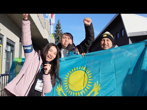 Биатлон жанкүйерлері Австриядағы Әлем Кубогінде|Фанаты отечестенного биатлона в Австрии